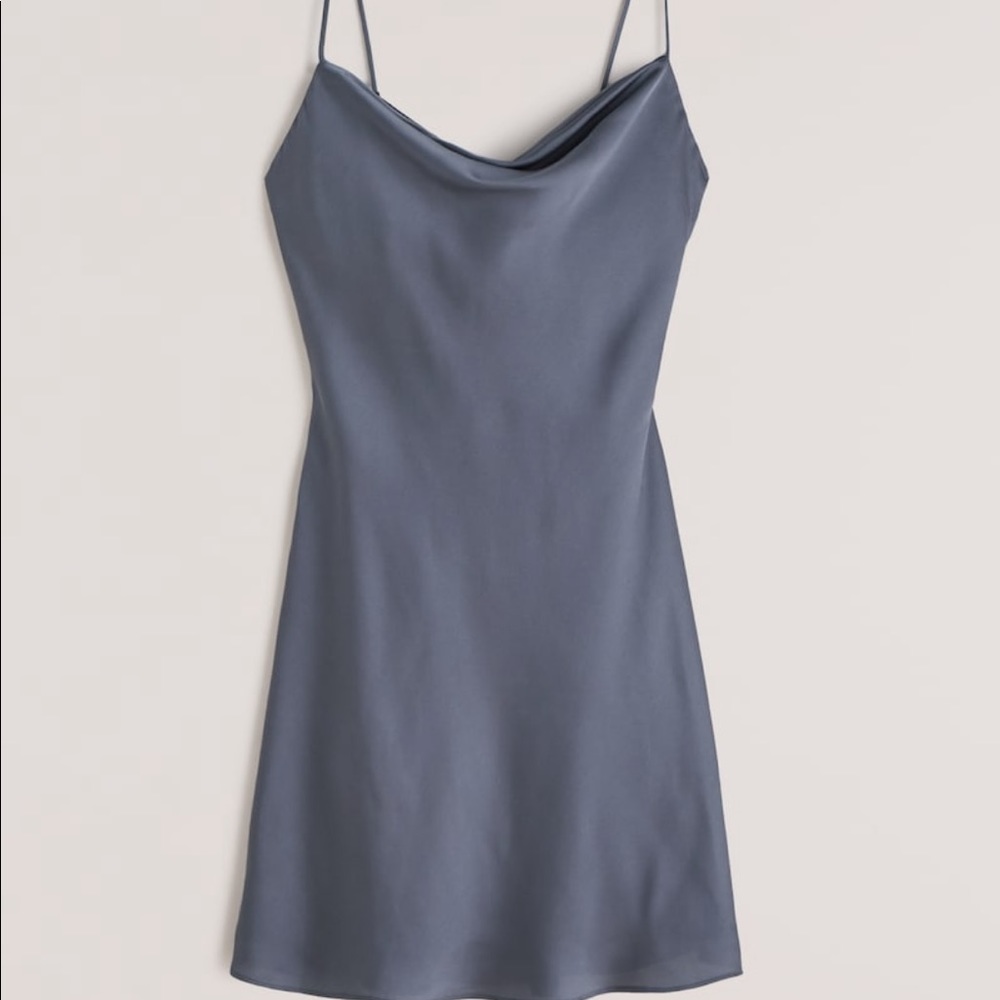 Cowlneck slip mini dress. Xs small Regular length